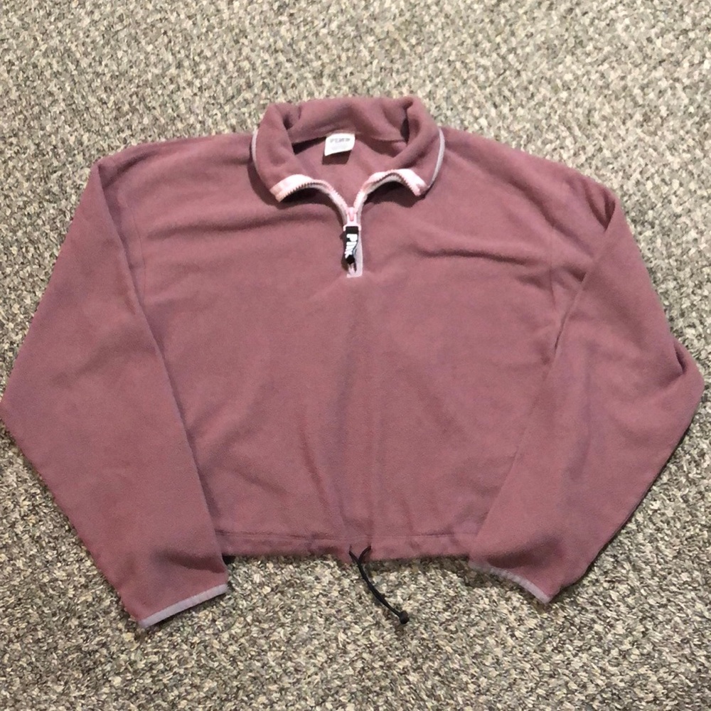PINK Cropped Sweatshirt